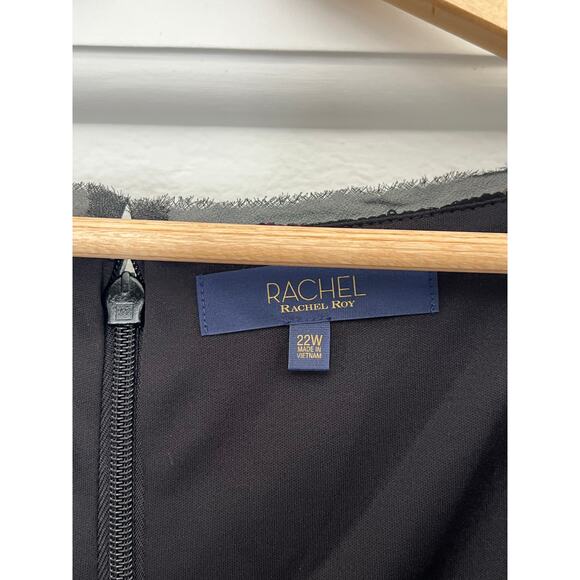 NWT Rachel Roy Sequin Striped Mini Dress Size 22W Y2K Party Cocktail Rainbow - Picture 15 of 16